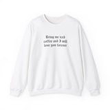 Bring Me Iced Coffee Crewneck Sweatshirt