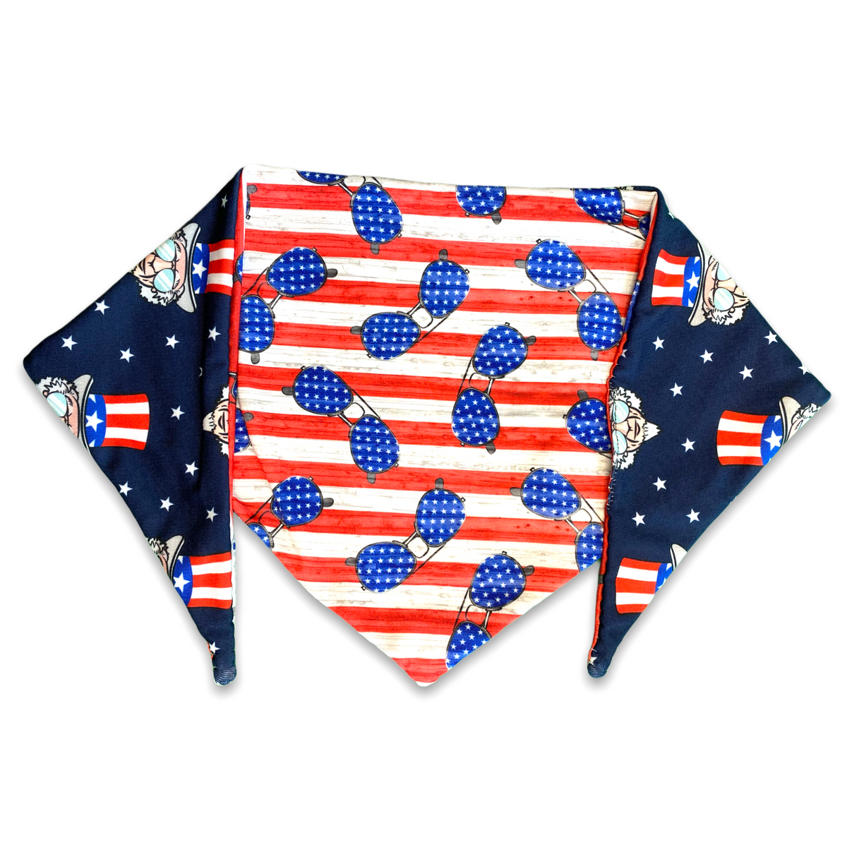 4th of July Bandana | Reversible Pet Bandana – Knotties Headbands
