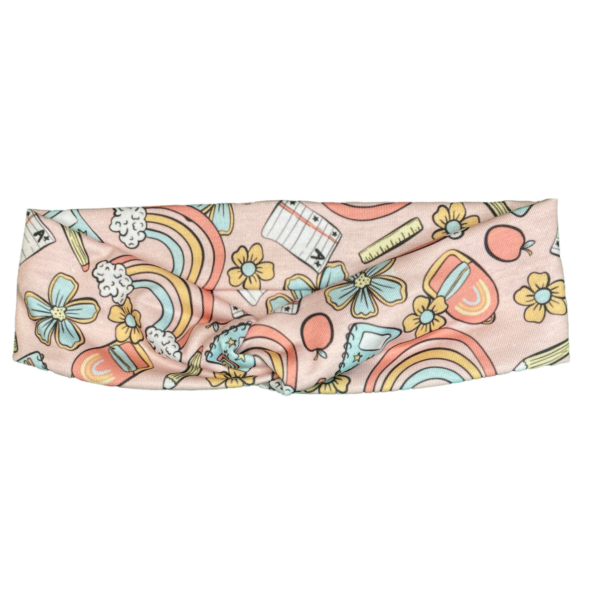 Retro Teacher Knotties Headband Knotties Headbands