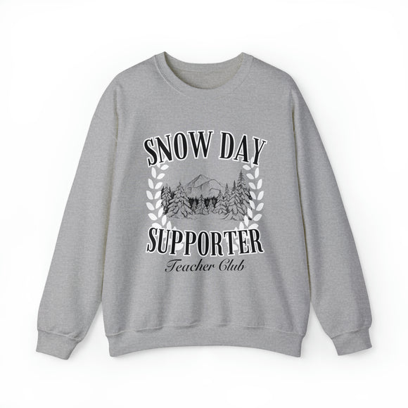 Snow Day Supporter Crewneck Sweatshirt