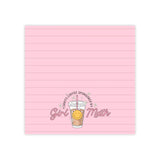 Girl Math Coffee Sticky Note Pads