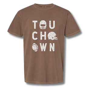 Brown Touchdown Tee