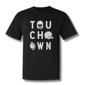 Black Touchdown Tee