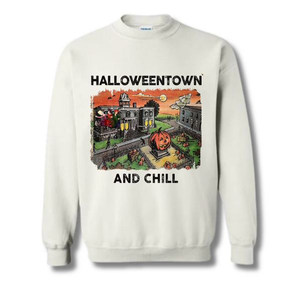 Halloween and Chill Sweatshirt