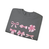 Pink Bow Unisex Heavy Blend™ Crewneck Sweatshirt