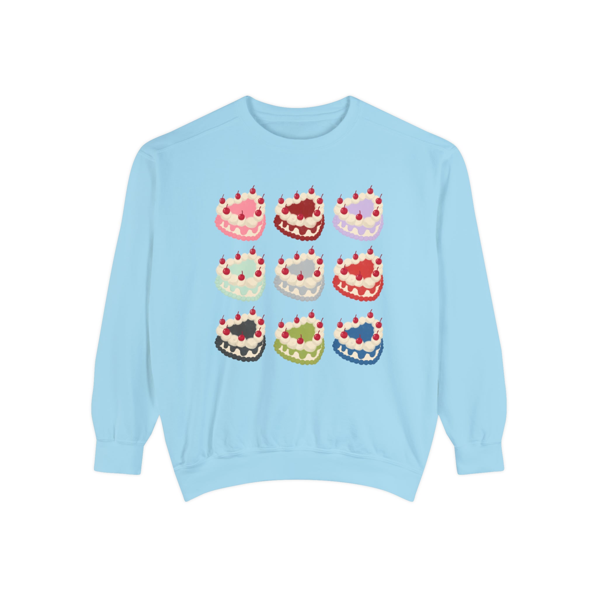 Valentines Cakes Comfort Colors Garment-Dyed Sweatshirt – Knotties