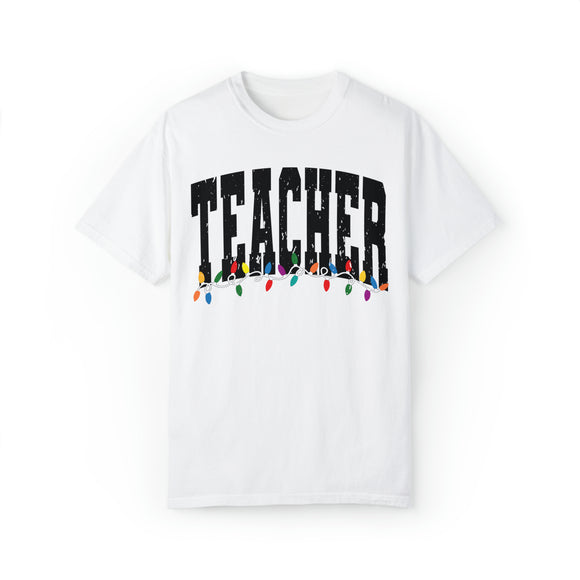 Teacher Holiday String Lights T-shirt