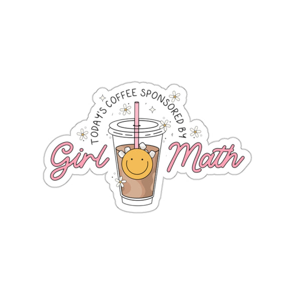 Girl Math Coffee Sticker