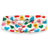 Smiley Hearts Knotties Headband