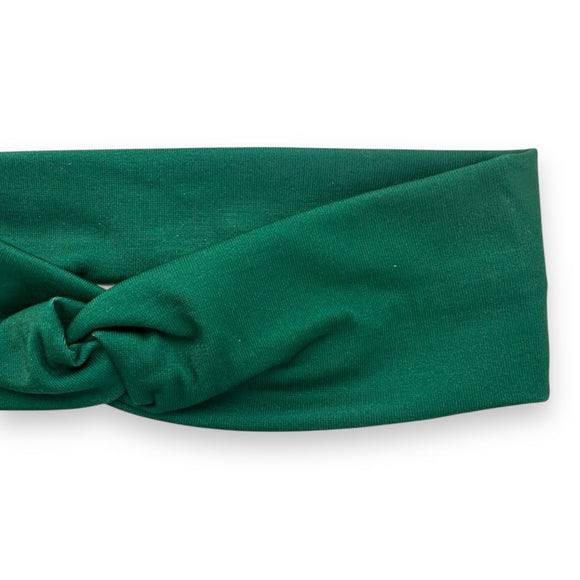 Solid Forest Green Knotties Headband