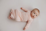 Knotted Newborn Gown (Light Pink)