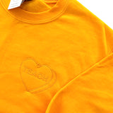 Sunflower Yellow Candy Heart Sweatshirt