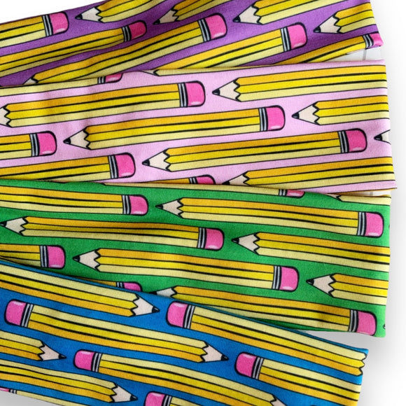 Colorful Pencil Knotties Headband