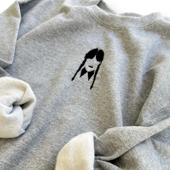 Embroidered Wednesday Sweatshirt