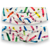 Colorful Crayons Knotties Headband
