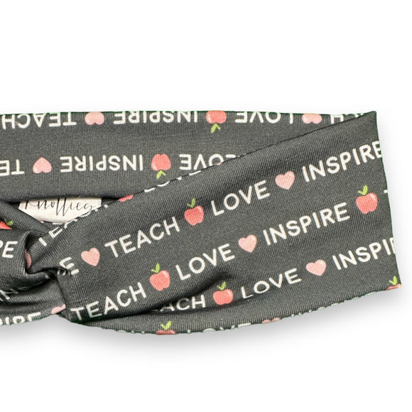 Teach Love Inspire Knotties Headband
