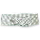 Checkered (Sage) Knotties Headband