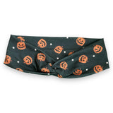 Jack-O-Lantern Knotties Headband