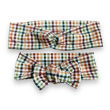 Thanksgiving Plaid Bow