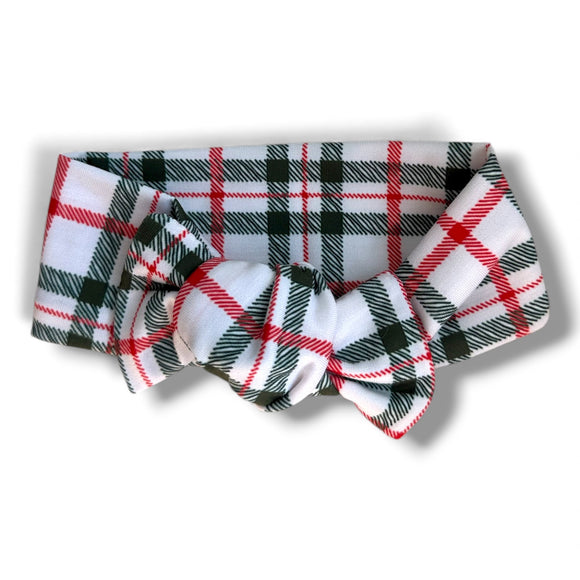 Christmas Plaid Bow