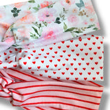 Pink and Red Stripes Knotties Headband