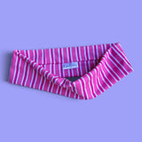 Pink Stripes Flat Knotties Headband
