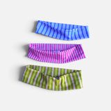 Blue Stripes Flat Knotties Headband