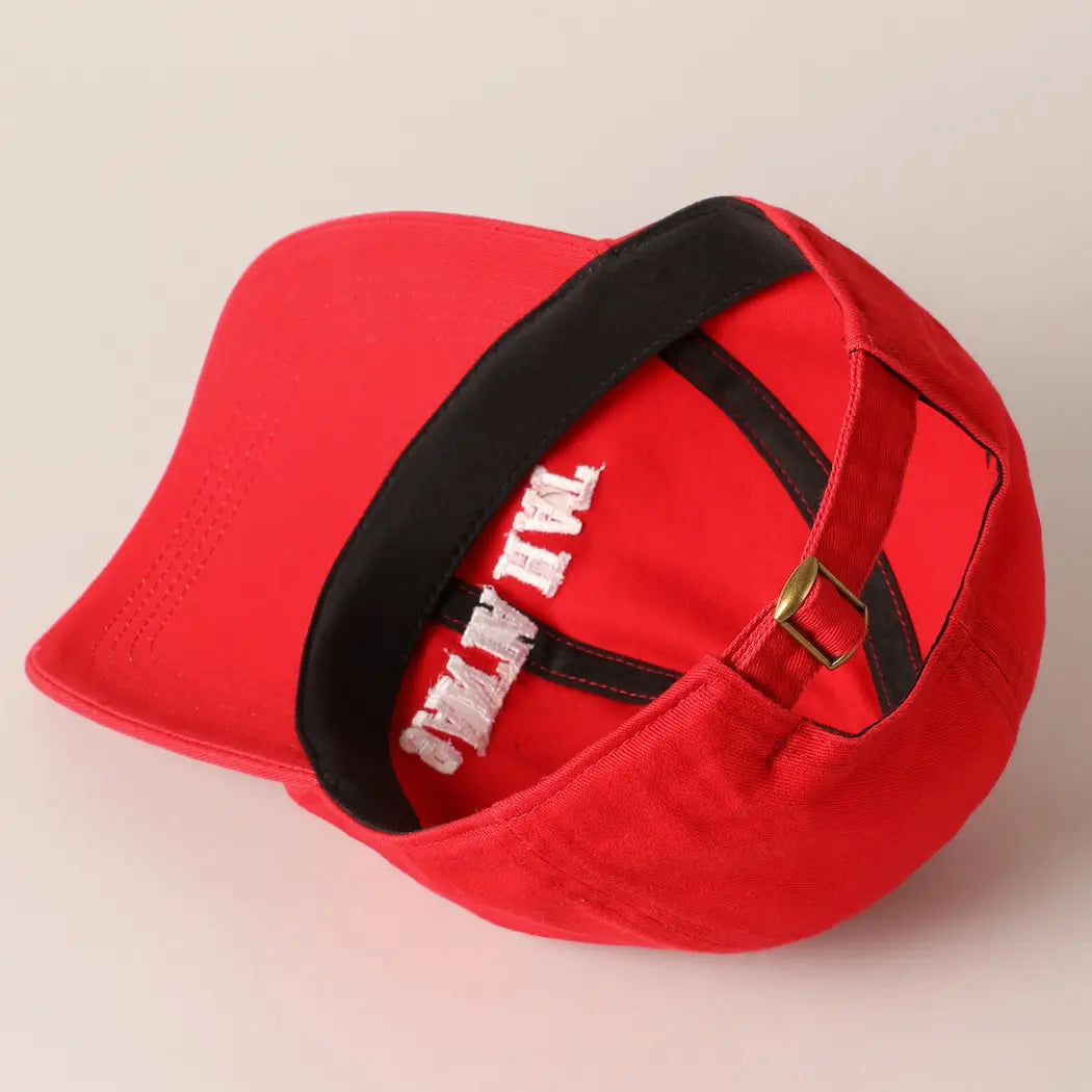 Santa Hat Embroidered Baseball Cap Knotties Headbands