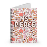 CUSTOM Pink ABCs Spiral Notebook