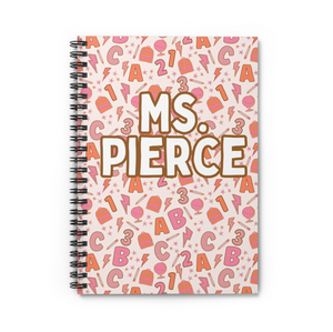 CUSTOM Electric Teacher Spiral Notebook