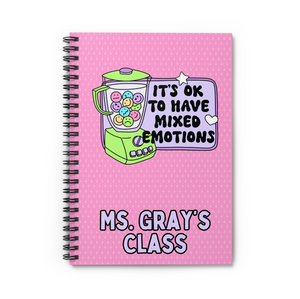 CUSTOM Mixed Emotions Spiral Notebook