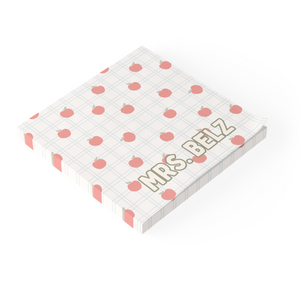 CUSTOM Apples Sticky Note Pad