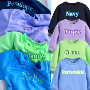 Custom Embroidered Infant Crewneck Sweatshirt