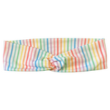 Rainbow Striped Knotties Headband