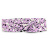 Purple Smiley Knotties Headband