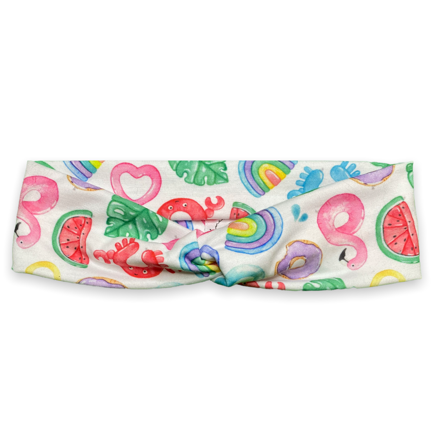 Watercolor Pool Floats Knotties Headband – Knotties Headbands